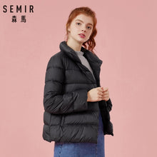 Load image into Gallery viewer, SEMIR Plus Size 2XL 3XL Thicken Winter Jacket Women 2019 Ultra Light Down Coat Padded Jackets Black Casual Clothes For Woman