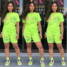 Load image into Gallery viewer, 2019 Women Set Letter Printed 2 Piece Outfits Tracksuit Sports Suit Two Piece Set Sweatshirt Jogger Set Suits