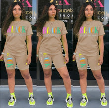 Load image into Gallery viewer, 2019 Women Set Letter Printed 2 Piece Outfits Tracksuit Sports Suit Two Piece Set Sweatshirt Jogger Set Suits