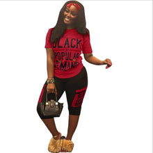Load image into Gallery viewer, 2019 Women Set Letter Printed 2 Piece Outfits Tracksuit Sports Suit Two Piece Set Sweatshirt Jogger Set Suits