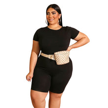 Load image into Gallery viewer, Plus Size 2 Piece Set Women Summer Casual Loose Shirt and Shorts Sweat Suits Woman Two Pieces Sets Wholesale Dropshipping