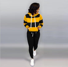 Load image into Gallery viewer, 2019 Women Winter Women's set Tracksuit Full Sleeve Hoodied Sweatshirt Pockets Pants Suit Two Piece Set Outfits sweatsuit
