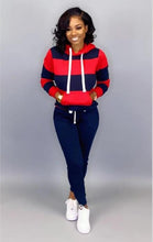 Load image into Gallery viewer, 2019 Women Winter Women's set Tracksuit Full Sleeve Hoodied Sweatshirt Pockets Pants Suit Two Piece Set Outfits sweatsuit
