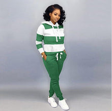 Load image into Gallery viewer, 2019 Women Winter Women's set Tracksuit Full Sleeve Hoodied Sweatshirt Pockets Pants Suit Two Piece Set Outfits sweatsuit