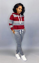 Load image into Gallery viewer, 2019 Women Winter Women's set Tracksuit Full Sleeve Hoodied Sweatshirt Pockets Pants Suit Two Piece Set Outfits sweatsuit