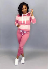 Load image into Gallery viewer, 2019 Women Winter Women's set Tracksuit Full Sleeve Hoodied Sweatshirt Pockets Pants Suit Two Piece Set Outfits sweatsuit