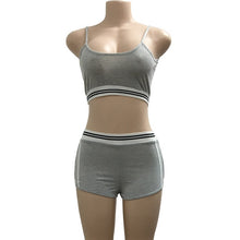 Load image into Gallery viewer, 2019 New Fashion Women Sets Casual 2 piece set women Cotton Girls Tops and Shorts Clothing Sets Sexy Lady Sportwear Clothes
