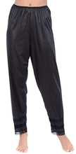 Load image into Gallery viewer, Plus Size Pyjama Bottoms Spring  Autumn Faux Silk Women Pajama Pant Women&#39;s Lounge Sexy Loose Home Pants Casual Sleep Bottoms
