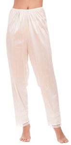 Plus Size Pyjama Bottoms Spring  Autumn Faux Silk Women Pajama Pant Women's Lounge Sexy Loose Home Pants Casual Sleep Bottoms