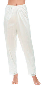 Plus Size Pyjama Bottoms Spring  Autumn Faux Silk Women Pajama Pant Women's Lounge Sexy Loose Home Pants Casual Sleep Bottoms