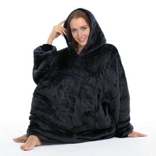 Load image into Gallery viewer, Winter Huge Hoodie Sweatshirt Warm Hooded Coat Soft Blanket Outdoor Warm Comfy Hoodie  Robe Fleece Blanket for Men Women
