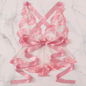 Women Sexy Lingerie Sleepwear Satin Silk Babydoll Lace dress Nightwear Pajamas Bikini Cover Up Beachwear