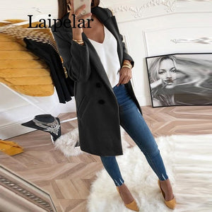 Laipelar Suit Autumn Winter Women Jackets For Office Blazer Jacket Day-to-day Elegant Long 2020
