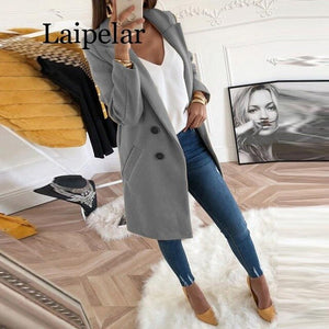 Laipelar Suit Autumn Winter Women Jackets For Office Blazer Jacket Day-to-day Elegant Long 2020