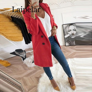 Laipelar Suit Autumn Winter Women Jackets For Office Blazer Jacket Day-to-day Elegant Long 2020