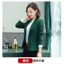Load image into Gallery viewer, 2020 Purple Women Formal Dress Suit Ladies Elegant Business Office Wear Blazer Suits Long Sleeve Blazer Jacket Dresses Plus Size
