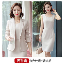 Load image into Gallery viewer, 2020 Purple Women Formal Dress Suit Ladies Elegant Business Office Wear Blazer Suits Long Sleeve Blazer Jacket Dresses Plus Size
