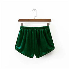 Load image into Gallery viewer, Fashion Women Velvet shorts Sexy Elastic Waistband Shorts Pajama Ladies Sleepwear  New Arrival
