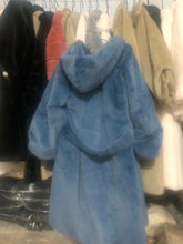 Load image into Gallery viewer, Hooded Winter New 2020 Fur Outerwear Female Fashion Plus Size Solid Long Fur Coat High-end Warm Mink Fur Jacket Coat Women Park
