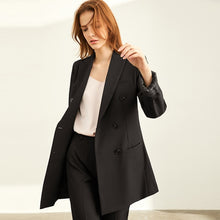 Load image into Gallery viewer, Amii Spring Minimal Western Style Outerwear Pants Shorts Professional Suit Women New Autumn leisure suit Two-Piece Set 11940584
