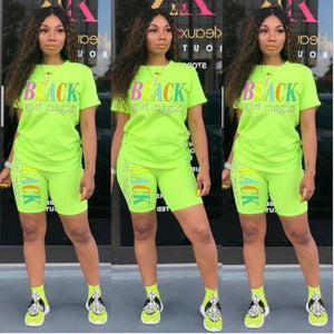2019 Women Set Letter Printed 2 Piece Outfits Tracksuit Sports Suit Two Piece Set Sweatshirt Jogger Set Suits
