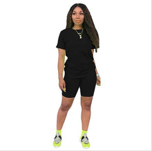 Load image into Gallery viewer, 2019 Women Set Letter Printed 2 Piece Outfits Tracksuit Sports Suit Two Piece Set Sweatshirt Jogger Set Suits
