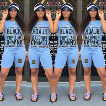 Load image into Gallery viewer, 2019 Women Set Letter Printed 2 Piece Outfits Tracksuit Sports Suit Two Piece Set Sweatshirt Jogger Set Suits
