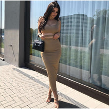 Load image into Gallery viewer, NewAsia 2 Layers Long Skirts Two Piece Set Summer Party Wear Women Two Piece Outfits Sexy Sleeveless Plus Size 2 Piece Skirt Set
