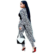Load image into Gallery viewer, Summer 2 Piece Set Women Cardigan Long Trench Tops And Bodycon Pant Suit Casual Clothes Boho Sexy Two Piece Outfits 2019
