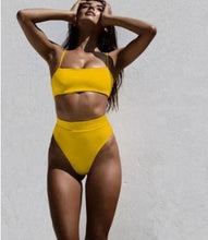 Load image into Gallery viewer, New Women Swimming Suit Sexy Bra Bikini Swimwear Beachwear Summer Beach Swim Suit Female Thong Bikini High Waist Bikini Swimsuit

