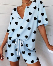 Load image into Gallery viewer, Rib Two-Piece Lounge Pajamas Set Women Rib Two-Piece Lounge Set Loungewear Women Homewear
