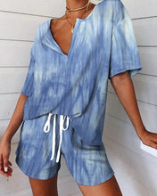 Load image into Gallery viewer, Rib Two-Piece Lounge Pajamas Set Women Rib Two-Piece Lounge Set Loungewear Women Homewear
