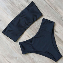 Load image into Gallery viewer, RUUHEE Bandage Bikini Swimwear Women Swimsuit High Waist Bikini Set 2019 Bathing Suit Push Up Maillot De Bain Femme Beachwear
