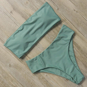 RUUHEE Bandage Bikini Swimwear Women Swimsuit High Waist Bikini Set 2019 Bathing Suit Push Up Maillot De Bain Femme Beachwear