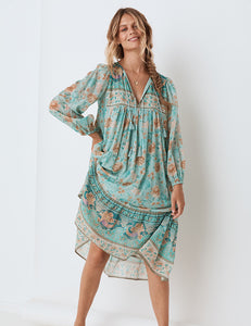 Summer dress 2020 sexy dress vintage green yellow Shell Print Lace-up zaraing women Dress sheining vadiming female dress Dfj8661