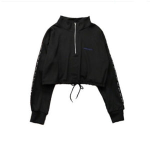 Las mujeres Hip Hop Sudadera con capucha de manga larga sudadera Hip Hop Harajuku BF sudaderas con capucha de las mujeres con capucha Mujer
