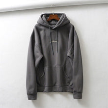 Load image into Gallery viewer, Women Embroidery Letter Ultimate Hoodie With Pouch Pocket Drop Shoulder Hooded Pullover
