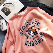 Load image into Gallery viewer, LERFEY Women Sweatshirt Streetwear Letter Print Sweatshirts Autumn Spring ONeck Long Sleeve Pullover Oversized Hoodie Sweatshirt
