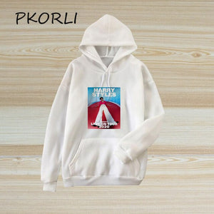 Harry Style Merch Hoodies Sweatshirt Women Harajuku Fine Line Love on Tour Hoodie Harajuku Streetwear Pink Clothing Sudaderas