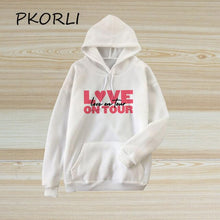 Load image into Gallery viewer, Harry Style Merch Hoodies Sweatshirt Women Harajuku Fine Line Love on Tour Hoodie Harajuku Streetwear Pink Clothing Sudaderas

