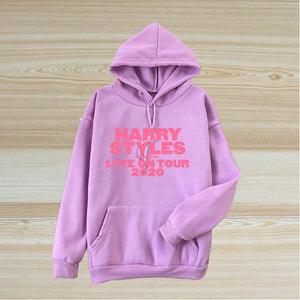 Harry Style Merch Hoodies Sweatshirt Women Harajuku Fine Line Love on Tour Hoodie Harajuku Streetwear Pink Clothing Sudaderas