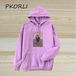 Harry Style Merch Hoodies Sweatshirt Women Harajuku Fine Line Love on Tour Hoodie Harajuku Streetwear Pink Clothing Sudaderas