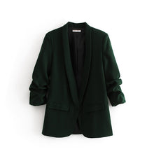 Load image into Gallery viewer, Pink Shawl Collar Elegant Office Ladies Workwear Blazer Long Sleeve Regular Fit Minimalist 2018 Women Autumn Blazer 7 Colors
