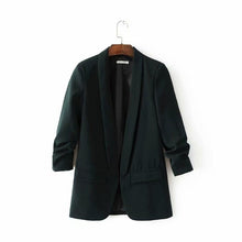Load image into Gallery viewer, Pink Shawl Collar Elegant Office Ladies Workwear Blazer Long Sleeve Regular Fit Minimalist 2018 Women Autumn Blazer 7 Colors
