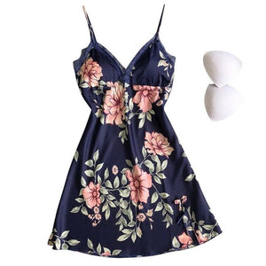 Women Pyjama Sets Sleeveless Backless Robe Nightgown Plus Size One-piece Dress Nightwear Sexy Pajamas Sets Cover Up