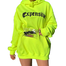Load image into Gallery viewer, 2019 Women&#39;s Autumn Winter Sweatshirt And Hoody Pop Yellow Letter Printing Long Sleeve Female Fashion Long Sweatshirt Sportswear
