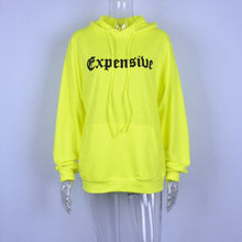 Load image into Gallery viewer, 2019 Women&#39;s Autumn Winter Sweatshirt And Hoody Pop Yellow Letter Printing Long Sleeve Female Fashion Long Sweatshirt Sportswear
